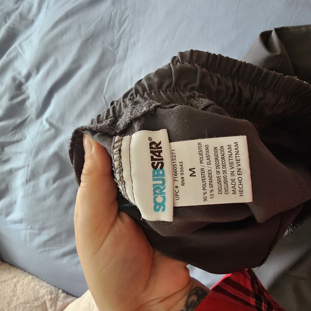 Scrubstar Black Scrub Pants